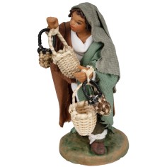 Vendedora de cestas de 10 cm 2
