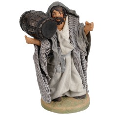 Vendedora de cestas de 10 cm