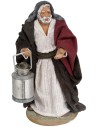 Pastor con bidón de leche para belén 12 cm