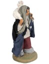 Shepherd with sheep on shoulders for nativity scene 10 cm
