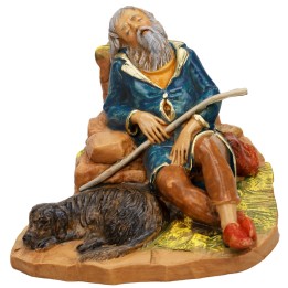 Pastore che riposa con cane serie 12 cm Fontanini