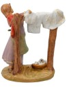 Donna che stende panni 12 cm Fontanini