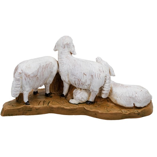 Gregge di pecore Fontanini per statue da 12 cm