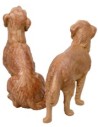Conjunto de dos perros serie Fontanini para figuras de 19 cm
