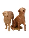 Set due cani serie Fontanini per statue da 19 cm