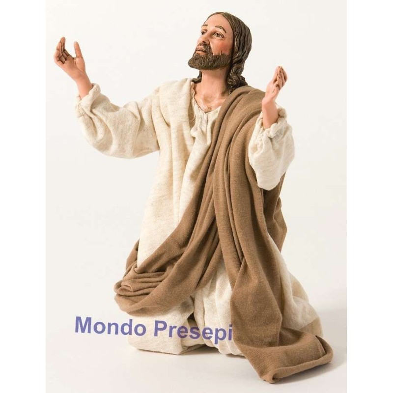 Gesù in preghiera cm 30 Mondo Presepi