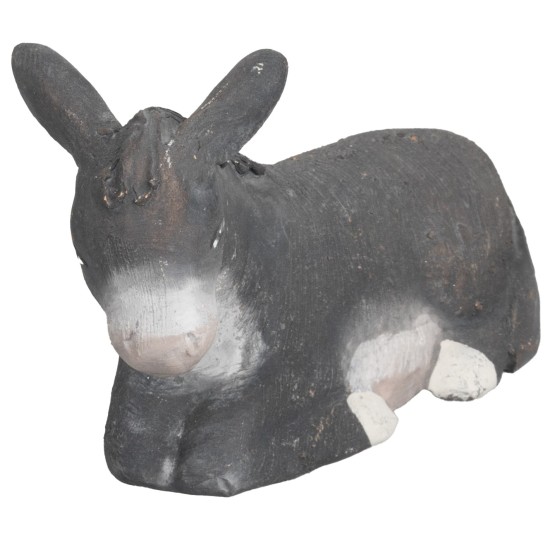 Asino in terracotta per statue da 10 cm