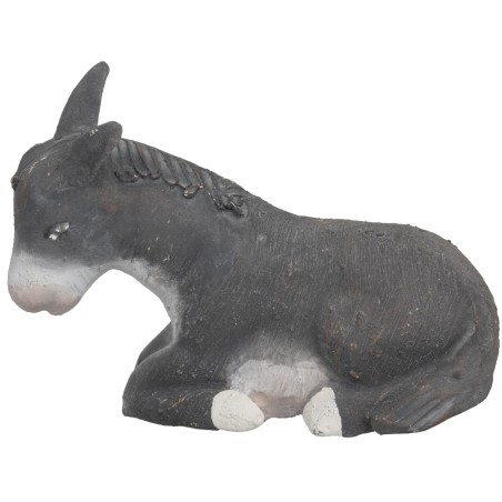 Asino in terracotta per statue da 10 cm
