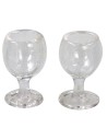 Set of 2 glass goblets ø 1.5 cm