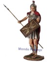 Soldier with spear and shield, cm 30