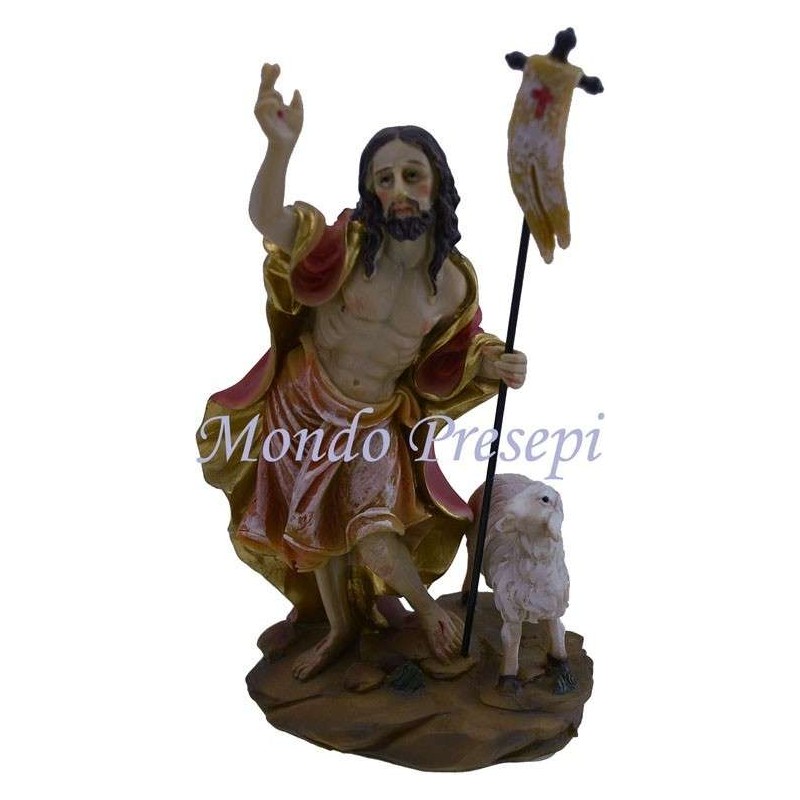 Gesù Risorto cm 14 Statue Pasquali Mondo Presepi