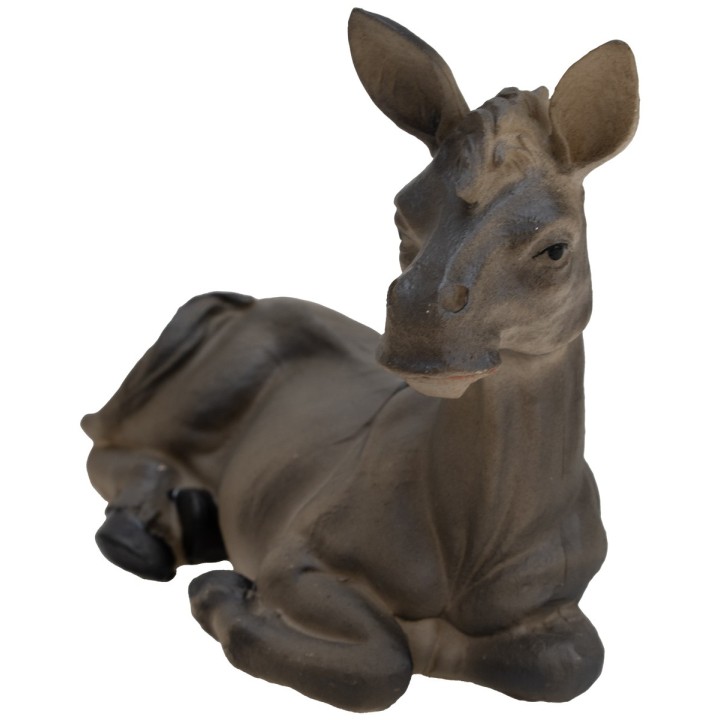 Sitting donkey for statues of 20-25 cm in resin