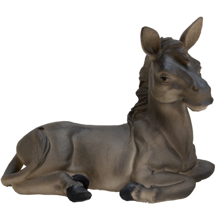 Sitting donkey for statues of 20-25 cm in resin