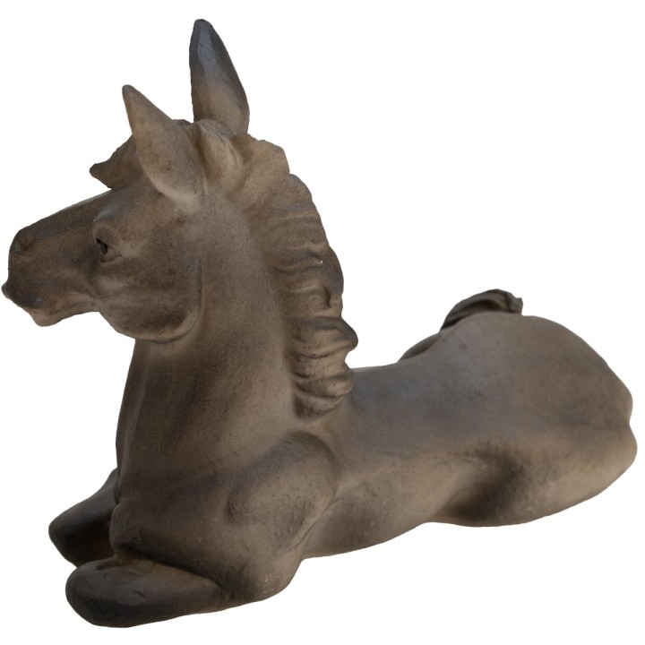 Sitting donkey for statues of 20-25 cm in resin