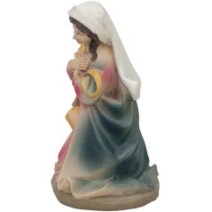 Kneeling Madonna in resin series 20 cm 2