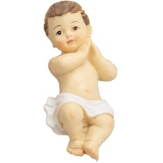 Baby Jesus in the cradle in resin series cm 20 2