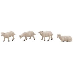 Conjunto de 3 ovejas para estatuas de 10 cm Oliver