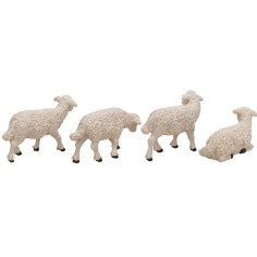 Conjunto de 3 ovejas para estatuas de 10 cm Oliver 2