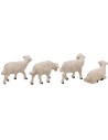 Set 4 pecore per statue cm 10 Oliver