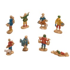 Set 8 mestieri serie 3,5 cm Euromarchi 2