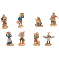 Set 8 soggetti serie 3,5 cm Euromarchi