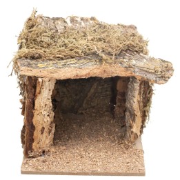 Cabaña con ranura central de 60x34,5x35 cm h