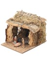 Cueva con Natividad Landi para Pesebre cm 13x15,3x10,6 h