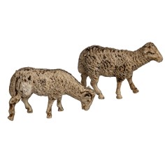 Set of 2 oliver sheep for statues 8-10 cm