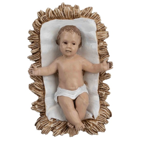 Jesús niño en cuna para estatuas de 10 cm Landi