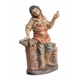 Fabbro con incudine Euromarchi 12 cm per Presepe