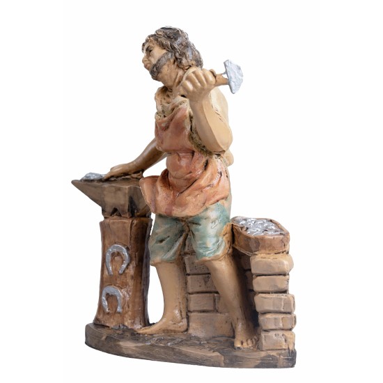 Fabbro con incudine Euromarchi 12 cm per Presepe