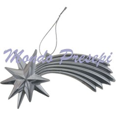 Cometa plata cm 14,5 Mundo Pesebres
