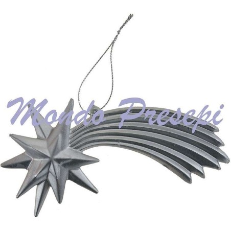 Cometa plata cm 14,5 Mundo Pesebres