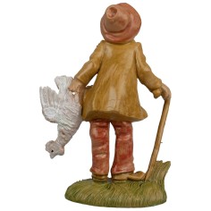Pastore con bastone e gallina Euromarchi serie 7-8 cm 2