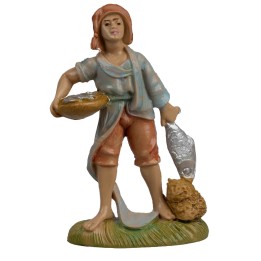 Pescivendolo con cesto Euromarchi serie 7-8 cm