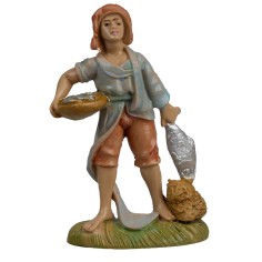 Pescivendolo con cesto Euromarchi serie 7-8 cm