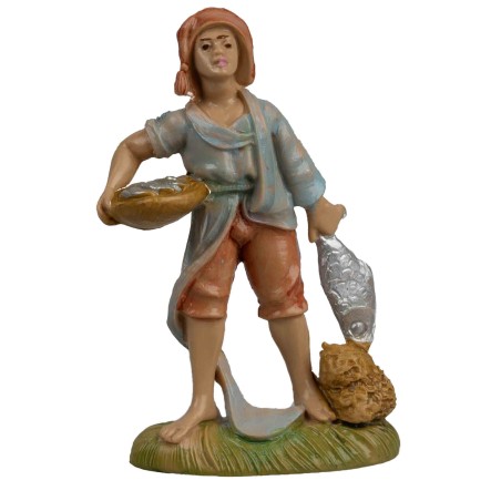 Pescivendolo con cesto Euromarchi serie 7-8 cm