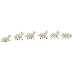 Set 12 ovejas en pvc serie Euromarchi para 2