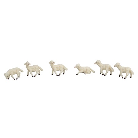 Set 12 ovejas en pvc serie Euromarchi para