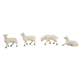 Set 12 ovejas en pvc serie Euromarchi para