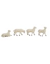 Set of 4 Euromarchi sheep for statues of 12-15 cm