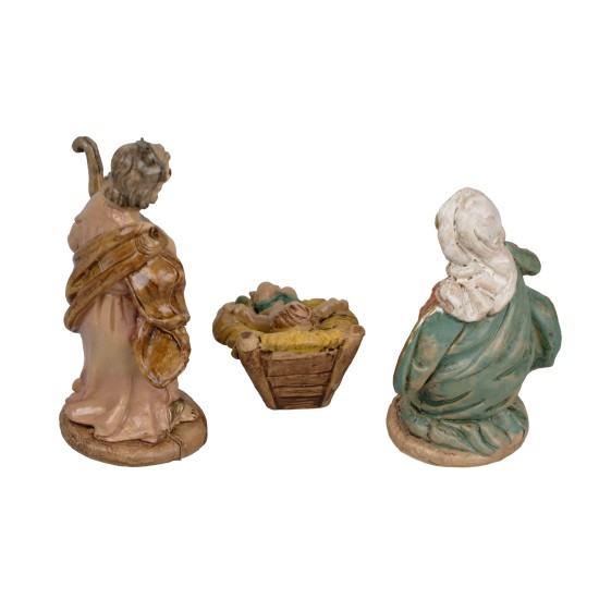 Natividad set 3 piezas en pvc lux 6 cm