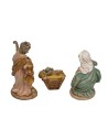 Natividad tres figuras Euromarchi Lux serie 6 cm