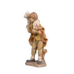 Pastore con agnello sulle spalle Euromarchi Lux 10 cm 2
