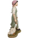 Mujer con gansos y ramo de flores serie 30 cm Euromarchi
