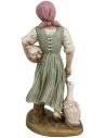 Woman with geese and bouquet of flowers series 30 cm Euromarchi