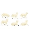 Set 6 pecore Euromarchi per statue da 10-12 cm