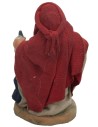 Uomo seduto con fiasco serie 10 cm per Presepe