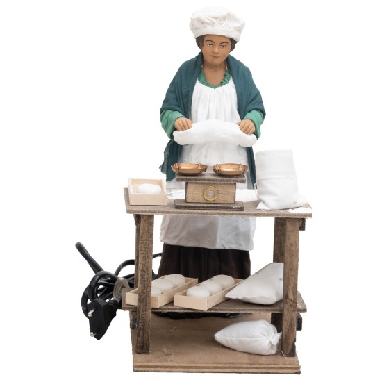Impastatrice con banco da lavoro serie 30 cm in movimento