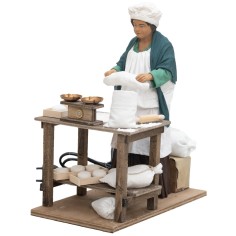 Impastatrice con banco da lavoro serie 30 cm in movimento 2